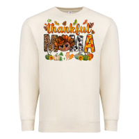 Sandshell thankful mama and turkey bbs Premium Sweatshirt - BundleAndBundleShop