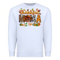 White thankful mama and turkey bbs Premium Sweatshirt - BundleAndBundleShop