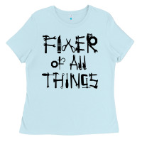 Baby Blue Fixer Of All Things Ladies Tee - LillyAllenDesigns