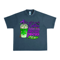 Midnight Navy this witch needs coffee before any hocus pocus Urban Heavy Tee - BundleAndBundleShop