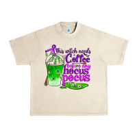 Sandshell this witch needs coffee before any hocus pocus Urban Heavy Tee - BundleAndBundleShop