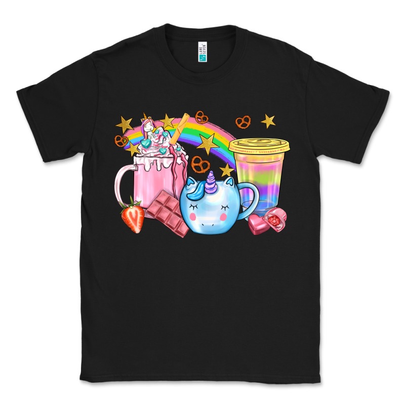 Unicorn Coffee Cup With Star Bbs Classic Tee by BundleAndBundleShop | Teevron