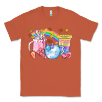 Copper Unicorn Coffee Cup With Star Bbs Classic Tee - BundleAndBundleShop