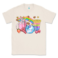 Natural Unicorn Coffee Cup With Star Bbs Classic Tee - BundleAndBundleShop