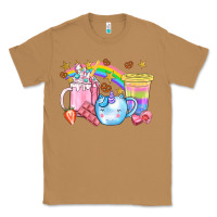 Toasted Coconut Unicorn Coffee Cup With Star Bbs Classic Tee - BundleAndBundleShop