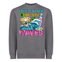 Storm Life's a beach make some waves Heavyweight Sweatshirt - NancyCooperArtShop