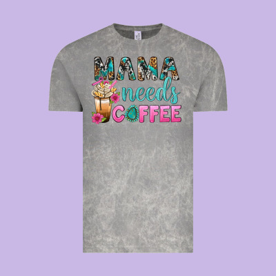 Mama Needs Coffee Bbs Vintage Tee Designed By Bundleandbundleshop