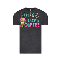 Vintage Black Mama Needs Coffee Bbs Vintage Tee - BundleAndBundleShop