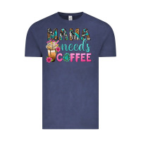 Vintage Denim Mama Needs Coffee Bbs Vintage Tee - BundleAndBundleShop