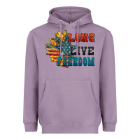 Lavender Long live freedom Heavyweight Hoodie - FaDigitalArtStudio