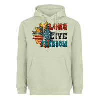 Matcha Long live freedom Heavyweight Hoodie - FaDigitalArtStudio