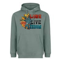 Sage Long live freedom Heavyweight Hoodie - FaDigitalArtStudio