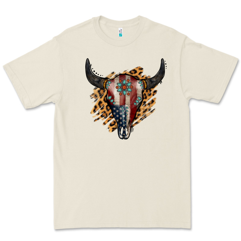 American Bull Skull Premium Tee by Jasminsmagicworld | Teevron