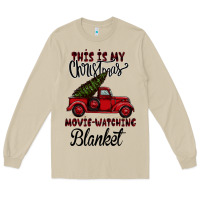 Christmas Movie Watching Blanket Long Sleeve Tee | Teevron
