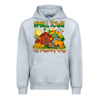 Heather Grey small town st patricks day Urban Hoodie - CowhideDigitalArt