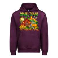 Mauve Wine small town st patricks day Urban Hoodie - CowhideDigitalArt