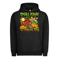 Pigment Black small town st patricks day Urban Hoodie - CowhideDigitalArt