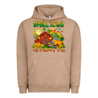 Pigment Burro small town st patricks day Urban Hoodie - CowhideDigitalArt