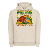 Pigment French Oak small town st patricks day Urban Hoodie - CowhideDigitalArt