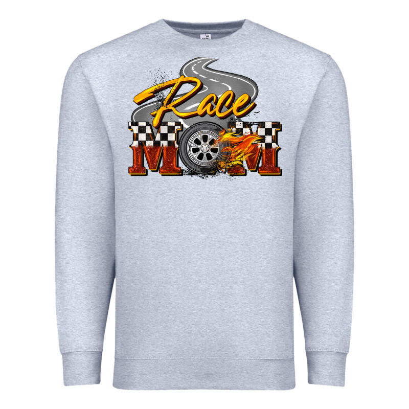 Race Mom Mother's Day Premium Sweatshirt by FaDigitalArtStudio | Teevron