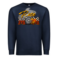 Navy Race mom Mother's Day Premium Sweatshirt - FaDigitalArtStudio