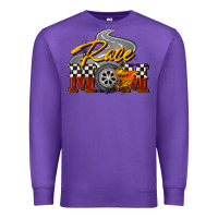 Purple Race mom Mother's Day Premium Sweatshirt - FaDigitalArtStudio