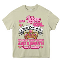 Mossy As A Libra Girl I Was Born With My Heart On My Sleeve And A Mouth Heavy Core Tee - Jasminsmagicworld