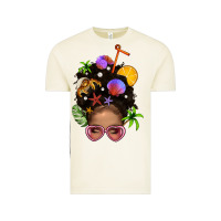 Vintage Arctic Beach Hair Afro Messy Bun Bbs Vintage Tee - BundleAndBundleShop