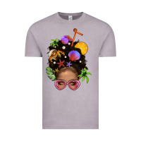 Vintage Zinc Beach Hair Afro Messy Bun Bbs Vintage Tee - BundleAndBundleShop