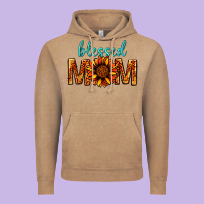 Blessed Mom Vintage Hoodie Designed By Bundleandbundleshop