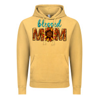 Vintage Mustard Blessed Mom Vintage Hoodie - BundleAndBundleShop