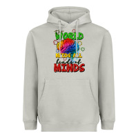 Moon Dust The world needs all kinds of minds Heavyweight Hoodie - FaDigitalArtStudio
