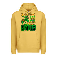Antique Gold St. Patrick's I don't need luck i have skills Premium Hoodie - OliviaCreatesArt
