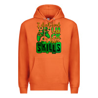 Carrot St. Patrick's I don't need luck i have skills Premium Hoodie - OliviaCreatesArt