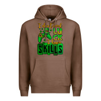 Chestnut St. Patrick's I don't need luck i have skills Premium Hoodie - OliviaCreatesArt