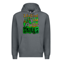 Rock St. Patrick's I don't need luck i have skills Premium Hoodie - OliviaCreatesArt