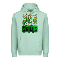Seafoam St. Patrick's I don't need luck i have skills Premium Hoodie - OliviaCreatesArt