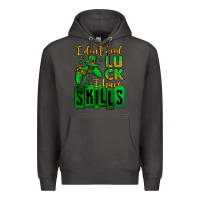 Smoke St. Patrick's I don't need luck i have skills Premium Hoodie - OliviaCreatesArt