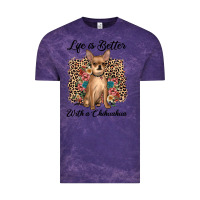 Cloud Purple life is better with a chihuahua Vintage Tee - JahusDesignShop