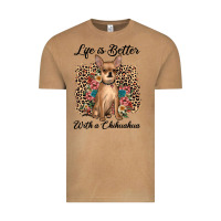 Vintage Camel life is better with a chihuahua Vintage Tee - JahusDesignShop