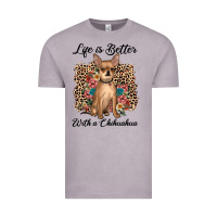 Vintage Zinc life is better with a chihuahua Vintage Tee - JahusDesignShop