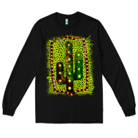 Black Cactus Leopard Frame Long Sleeve Tee - Bettercallsaul