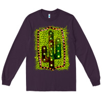 Plum Cactus Leopard Frame Long Sleeve Tee - Bettercallsaul