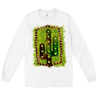 White Cactus Leopard Frame Long Sleeve Tee - Bettercallsaul