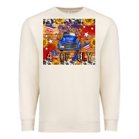 Sandshell Fourth Of July Truck Premium Sweatshirt - FaDigitalArtStudio