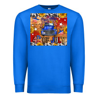 True Royal Fourth Of July Truck Premium Sweatshirt - FaDigitalArtStudio