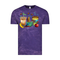 Cloud Purple School Boy Coffee Cup Bbs Vintage Tee - BundleAndBundleShop