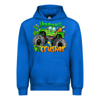 Cobalt Shamrock Crusher Urban Hoodie - CowhideDigitalArt