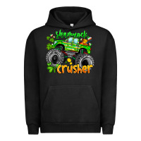 Pigment Black Shamrock Crusher Urban Hoodie - CowhideDigitalArt