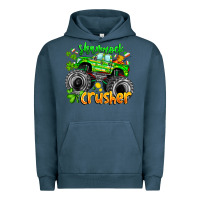 Pigment Midnight Navy Shamrock Crusher Urban Hoodie - CowhideDigitalArt